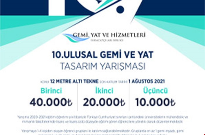 10. ULUSAL GEMİ VE YAT TASARIM YARIŞMASI BAŞLADI